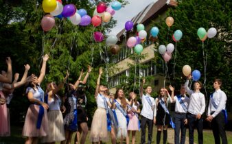 Studentballonger och dekoration till studentfesten